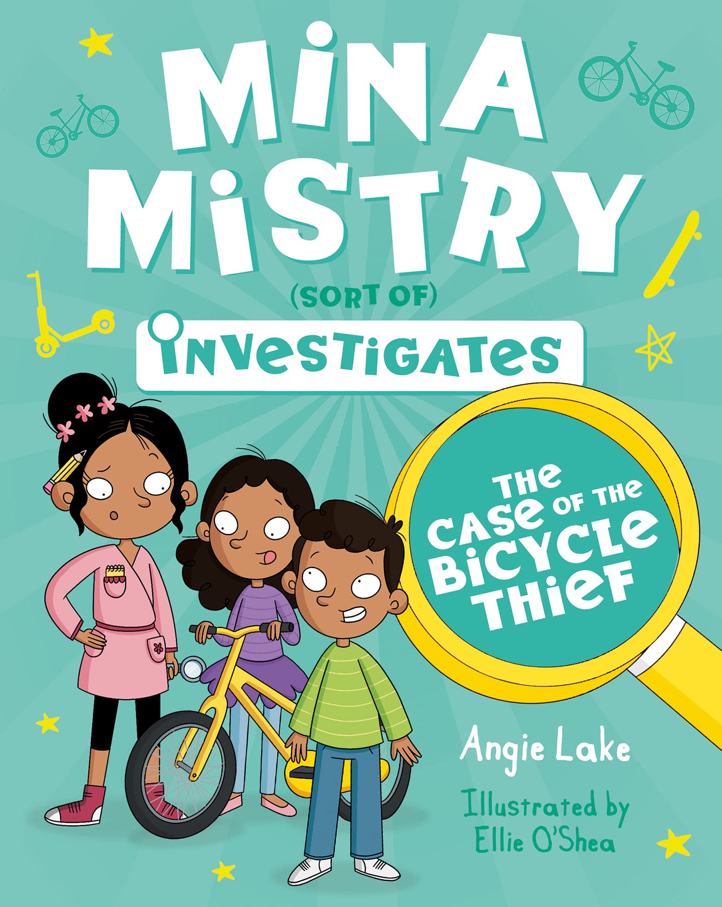 Sweet Cherry Publishing Mina Mistry Investigates Book 3: The Case Of The Bicycle Thief By Angie Lake - Ages 7-9 - Paperback