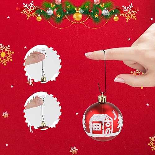 Miniatura 4 de 120 ganchos para adornos de Navidad, ganchos flexibles de 0.5 x 2.5 pulgadas, ganchos de metal, ganchos de árbol de Navidad, ganchos para decoración