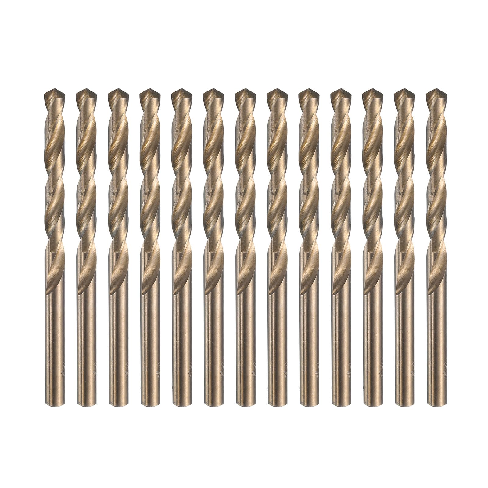 13 Uds 17/64 "1/16" 7/32 "15/64" Brocas Helicoidales M35 Broca De Acero De Alta Velocidad for Herramienta De Perforación De Metal Y Acero Inoxidable(A)