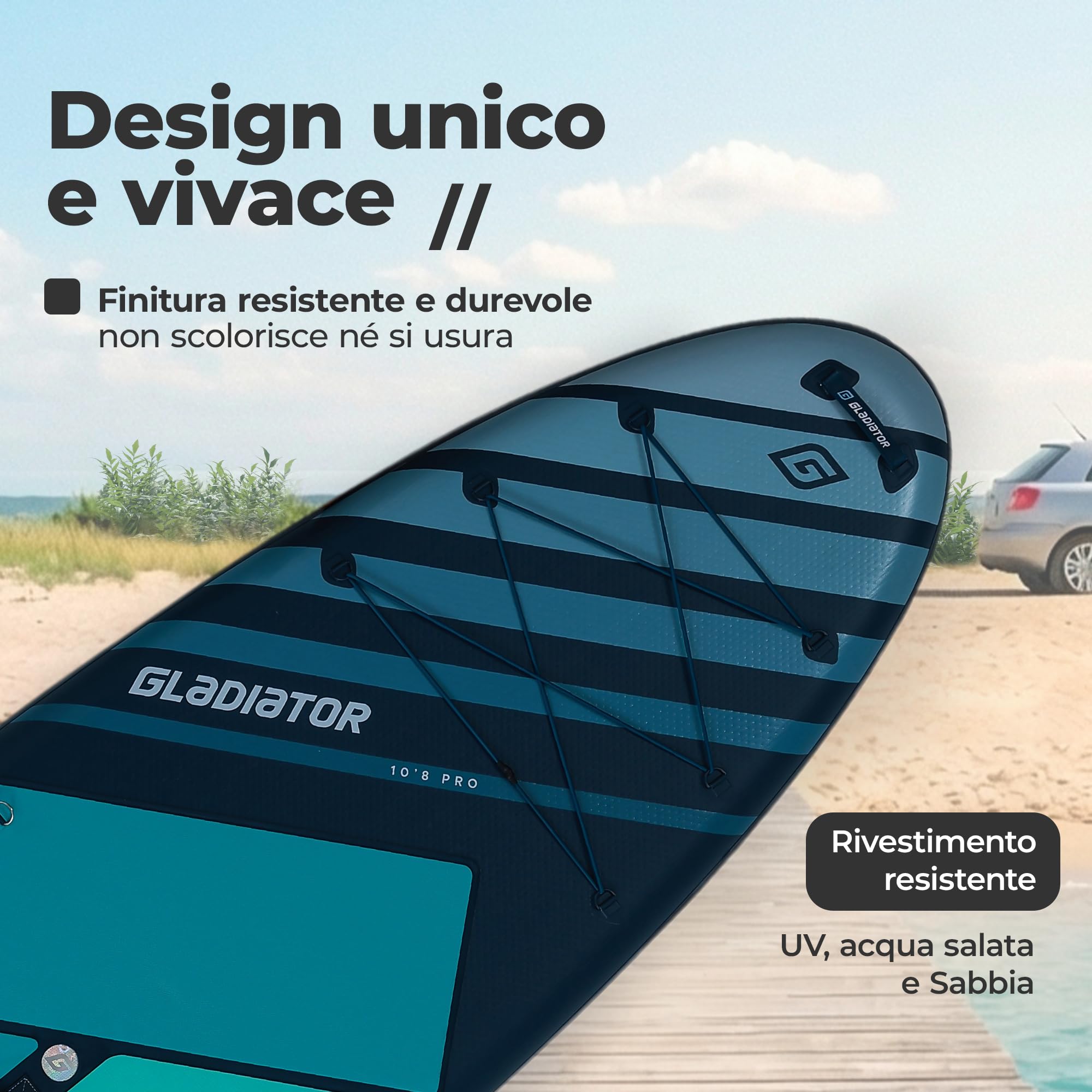 PRO Tavola SUP gonfiabile High-End 329-384 cm | 26 PSI