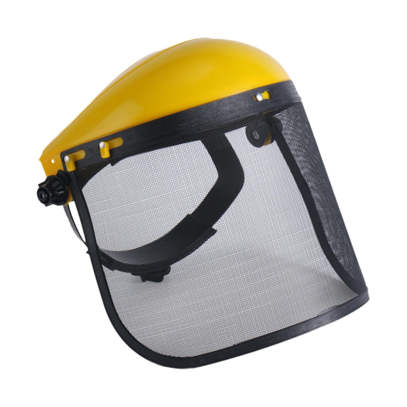 Máscara Ligera con Visera de Malla Metálica Necesaria Cómoda de Usar Ajustable para Proteger La Cara, Los Ojos Y