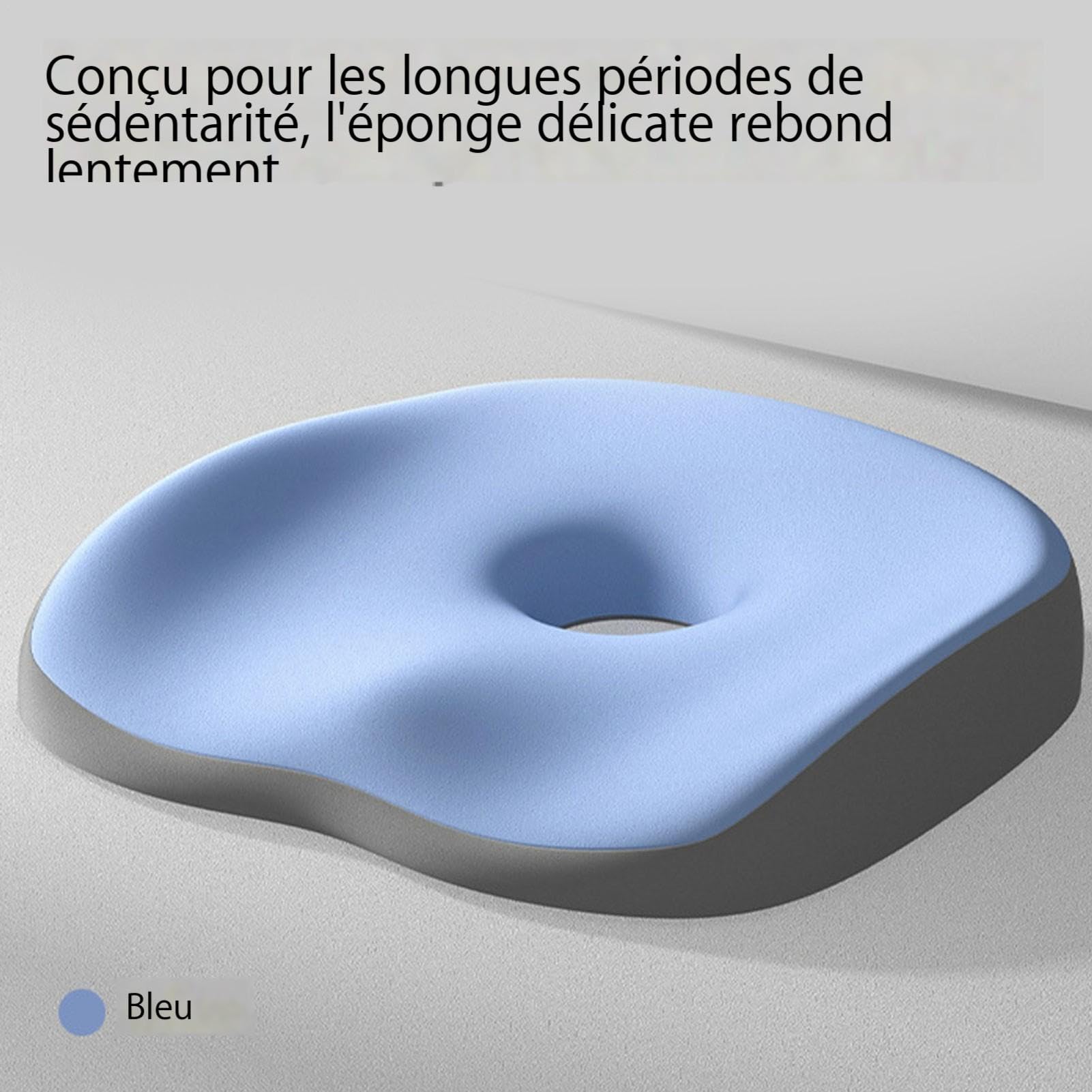 Cojines de Asiento para Ancianos – Cojín de Silla de Oficina Lenta | Cojín de silla de ruedas de espuma transpirable para un asiento largo, proporcionando la máxima comodidad para las sillas