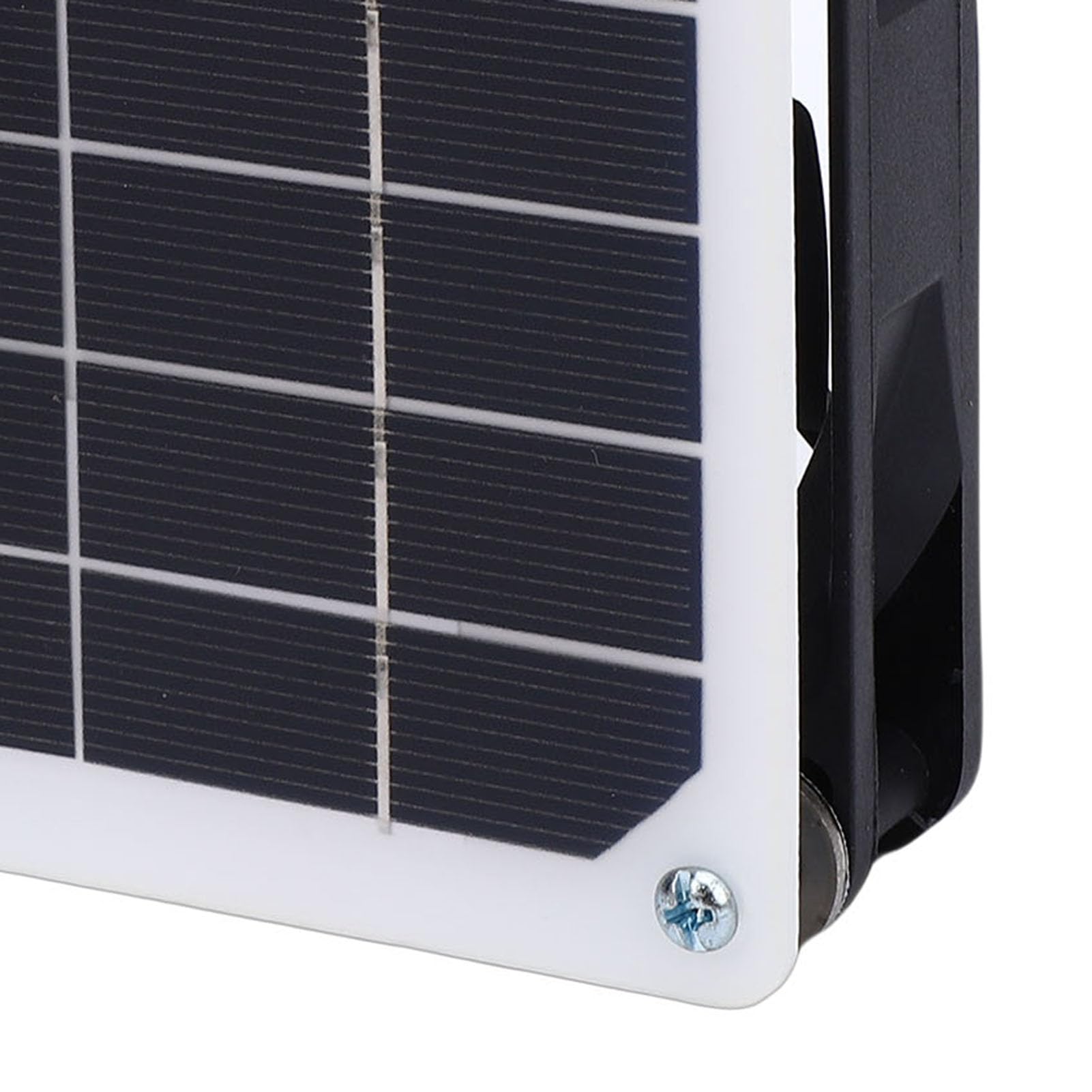 Qcwwy Ventilador de Ventilación Solar Extractor Solar 2 en 1 Ventilador con Energía para Invernadero Al Aire Libre Gallinero Electrodomésticos