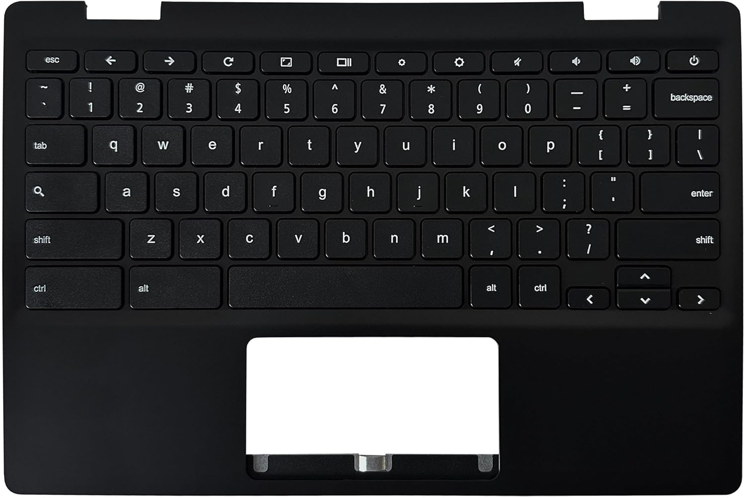 Laptop Palmrest Upper Case with US Keyboard Replacement for ASUS Chromebook 11 C204 C204EE C204M C204MA Top Cover 13N1-86A0201 90NX02A1-R31US0