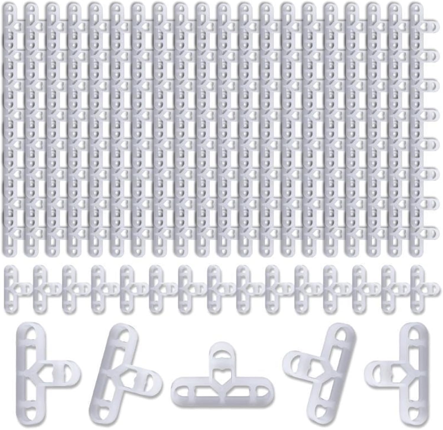 Tile Spacers 300/600/1000Pcs Tile Spacers for Consistent Brick Veneer and Flooring Layouts(600pcs)