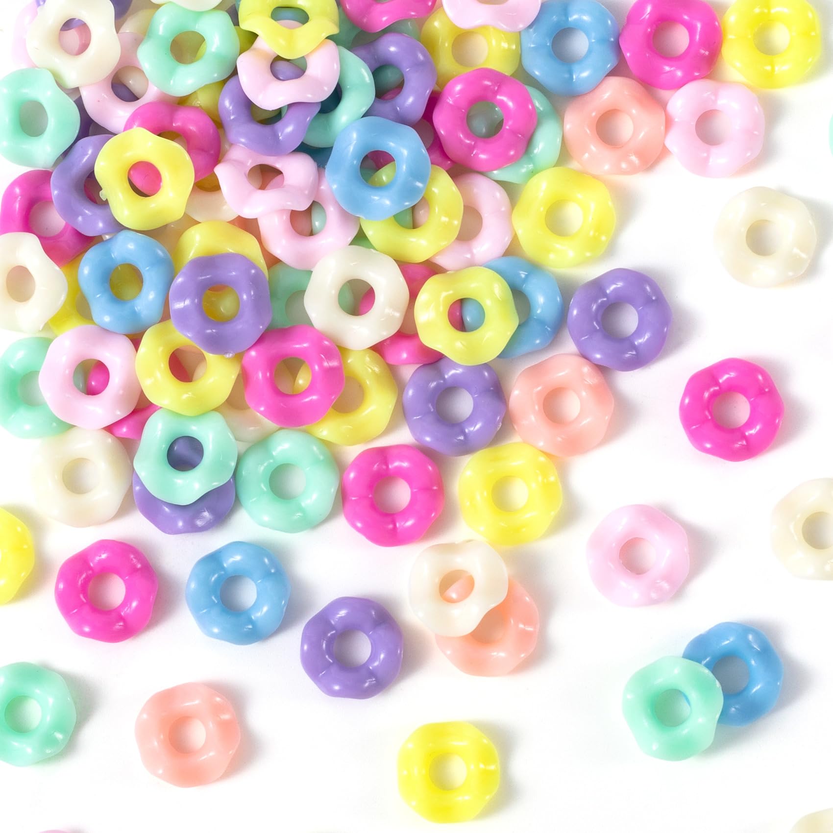 Cuentas espaciadoras onduladas PAGOW para crear pulseras y collares de moda