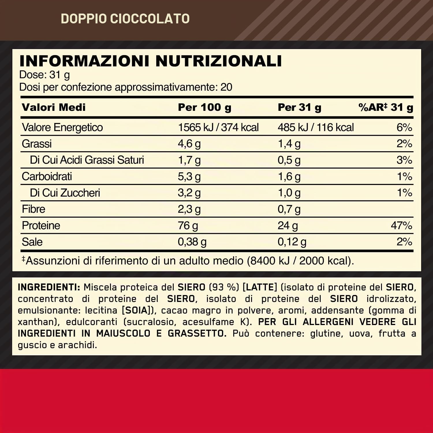 Optimum Nutrition Performance Kit con Creatina Monoidrato Micronizzata in Polvere Non Aromatizzata, 187g e Gold Standard 100% Whey Proteine in Polvere Doppio Ricco Cioccolato, 620g