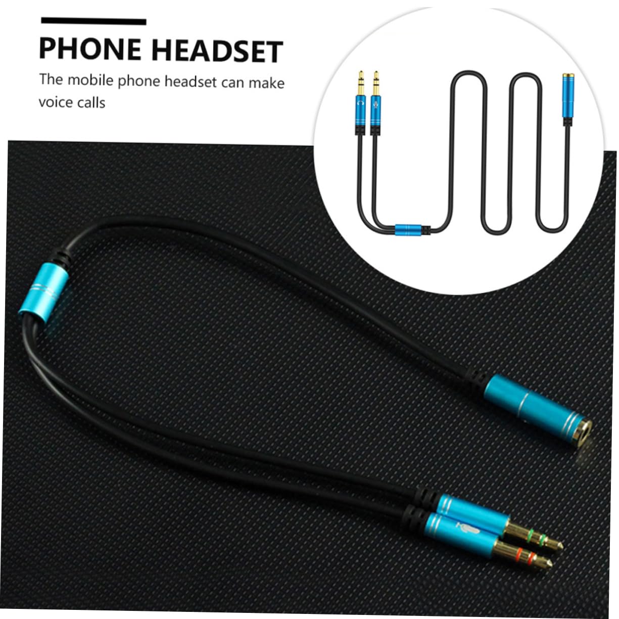Uonlytech 10stücke Kopfhörer y Splitter Kabel Männlich Weiblich Audioadapter Für Pc Und Laptop Flexibles Und Robust