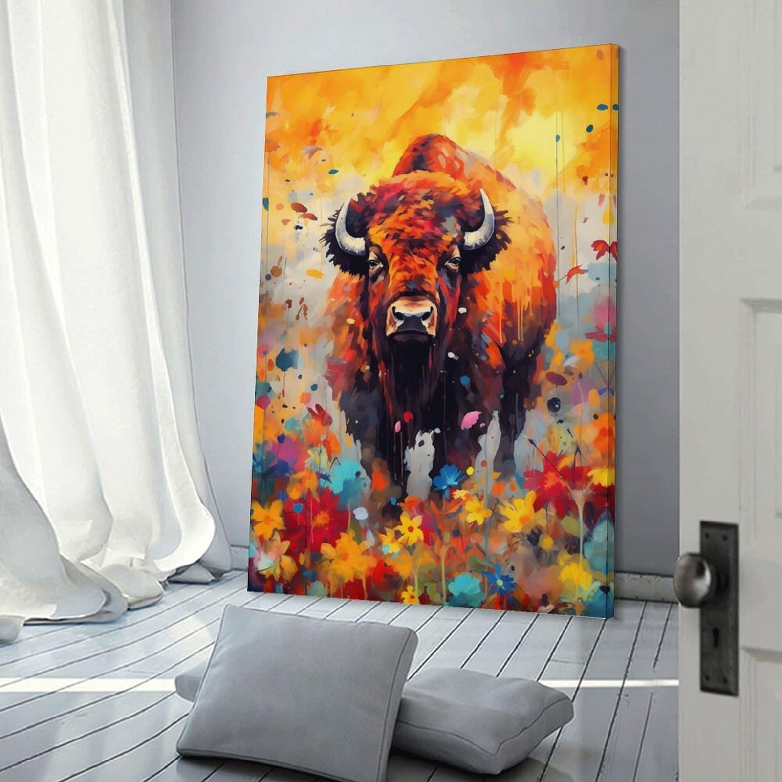 Junmoney Decorative Canvas Print Majestic, 24x36inch(60x90cm), for Home Office, Desk Area Or Studio, Home Office Artwork with Decorative Appeal