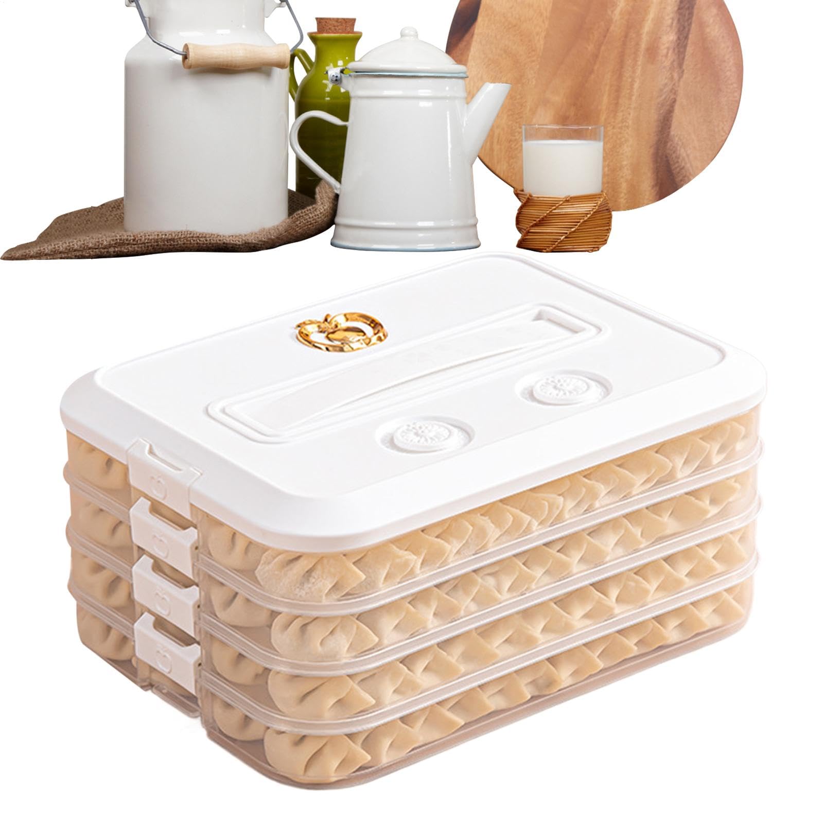 Organisateur de congélateur compact pour conserver vos raviolis et petits aliments