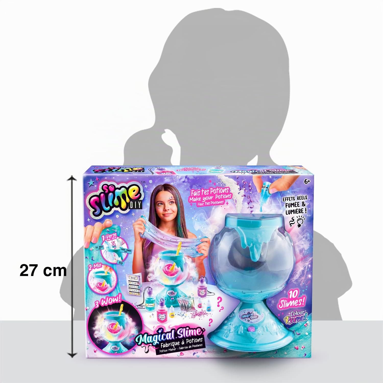 Canal Toys - So Slime - La Fabrique à Potions Magiques - Créer tes Potions avec Effets Fumées - Idée Cadeau Enfant 6 Ans + - Loisirs Créatif - Jouet Enfant Kit Slime - Activité Manuelle - SSC 196