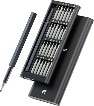 REBEL 25 in 1 Small Precision Screwdriver Set, Professional Mini Magnetic Repair Tool Kit for iPhone, Computer, Laptop, Eyeglass, Xbox, PS4, PS5, Switch, Watch, MacBook, PC, Electronics