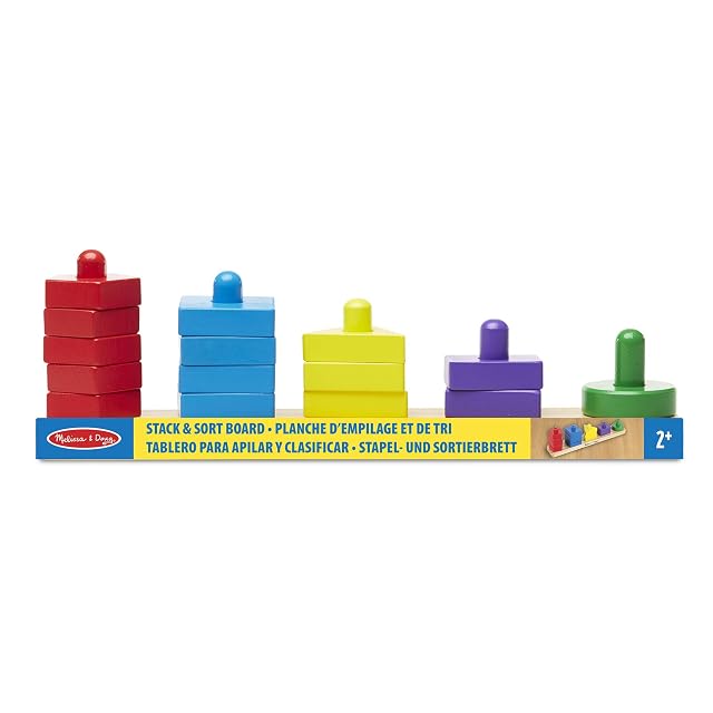 Foto 5 de 6 de Melissa & Doug Tablero para Apilar Y Clasificar