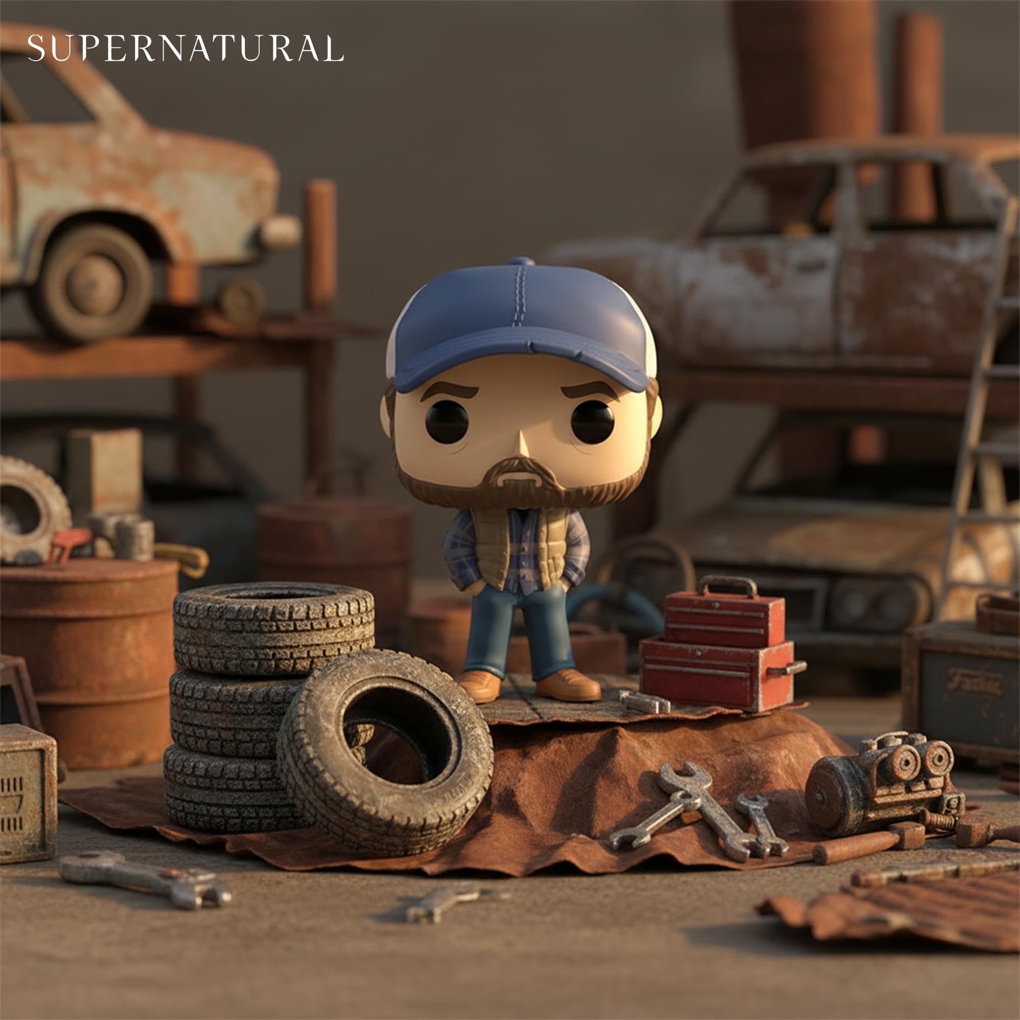Funko Pop! TV: Supernatural - Bobby Singer - Collectable Vinyl