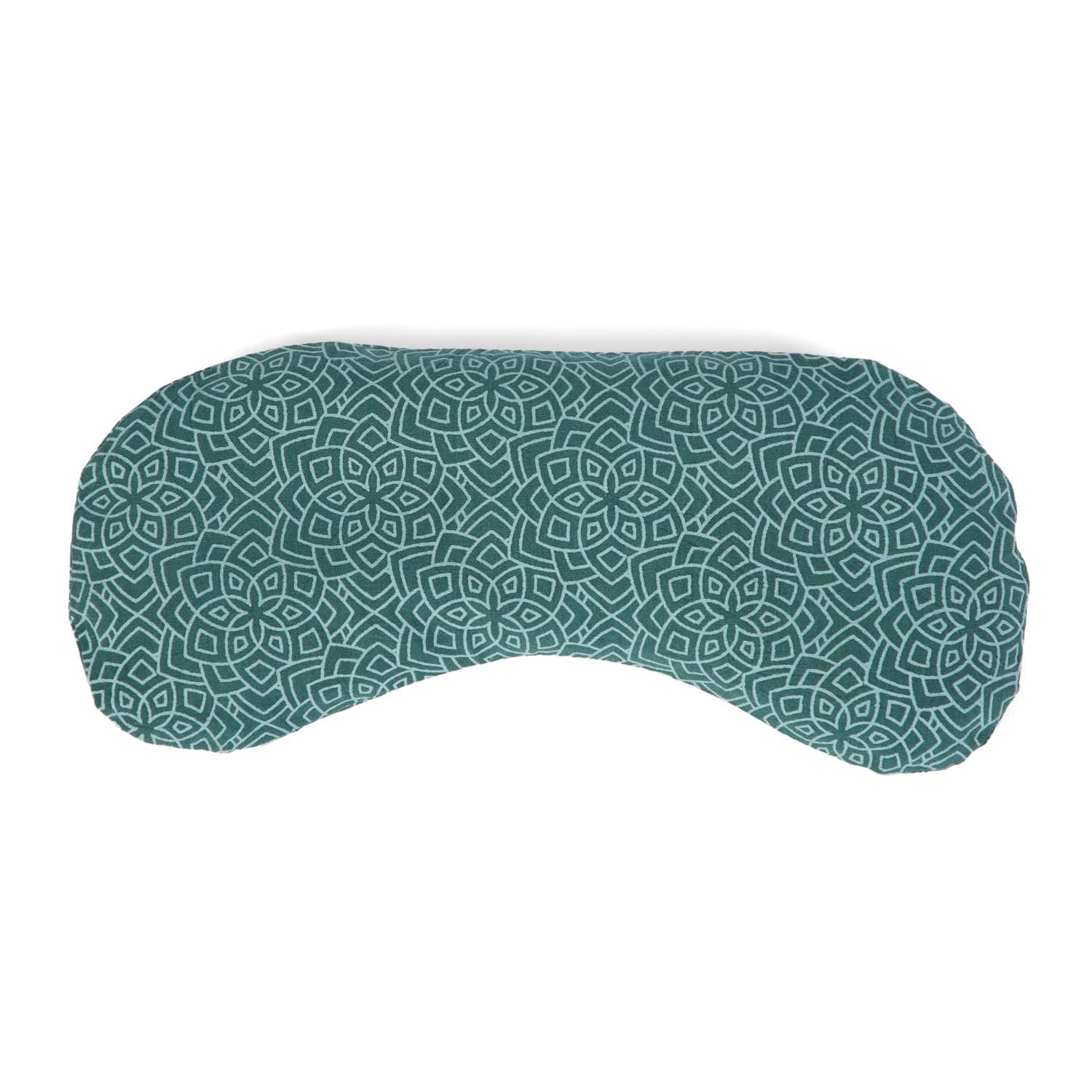Bodhi Coussin pour les yeux doux en coton - Garnissage en graines de lin bio et lavande bio - Végétalien - Masque pour les yeux pour le yoga, la détente et la méditation - Disponible en plusieurs