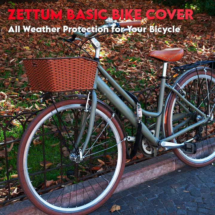 Funda Zettum para Bicicleta 1 Unidad - 600D Oxford Cloth Cubierta para Bicicleta Resistente al Agua y Uso Rudo miniatura 7