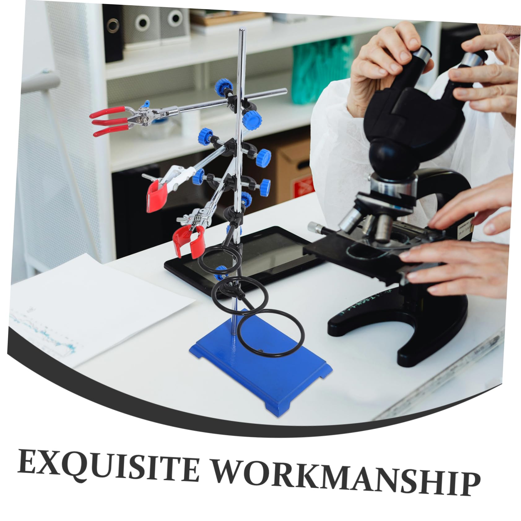 Ciieeo 1Ensemble Support De Laboratoire Complet Pour Expériences Physique Matériel Et Stable Pour Laboratoire