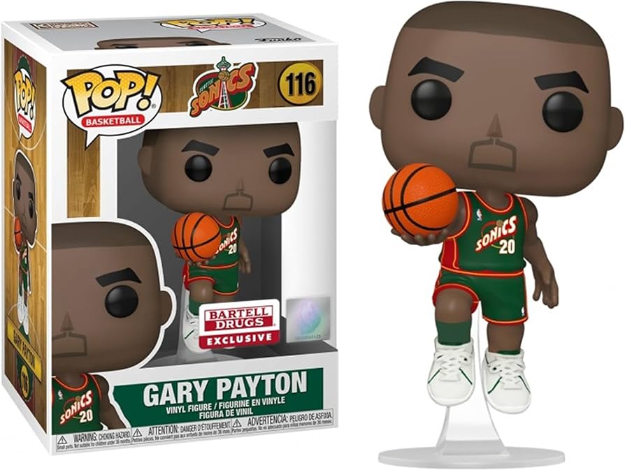 スポーツ選手 Funko Pop! NBA Amazon.com: Funko NBA POP | Gary Payton 96 Sonics Road