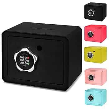 Amazon.co.jp: HADBOKSU 金庫 家庭用小型電子金庫7L テンキー式