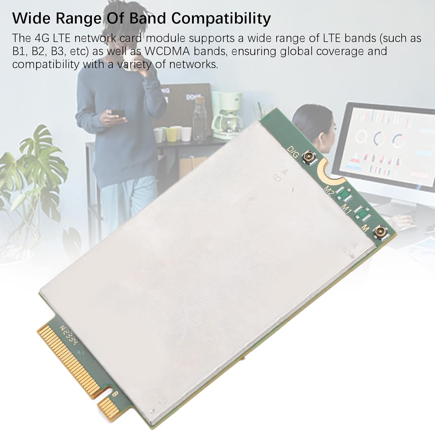 4G LTE Network Card,FM350 GL 16 4G LTE Network Card,1Gbps 2x2 MIMO Support GNSS M.2 Network Card Module for Linux