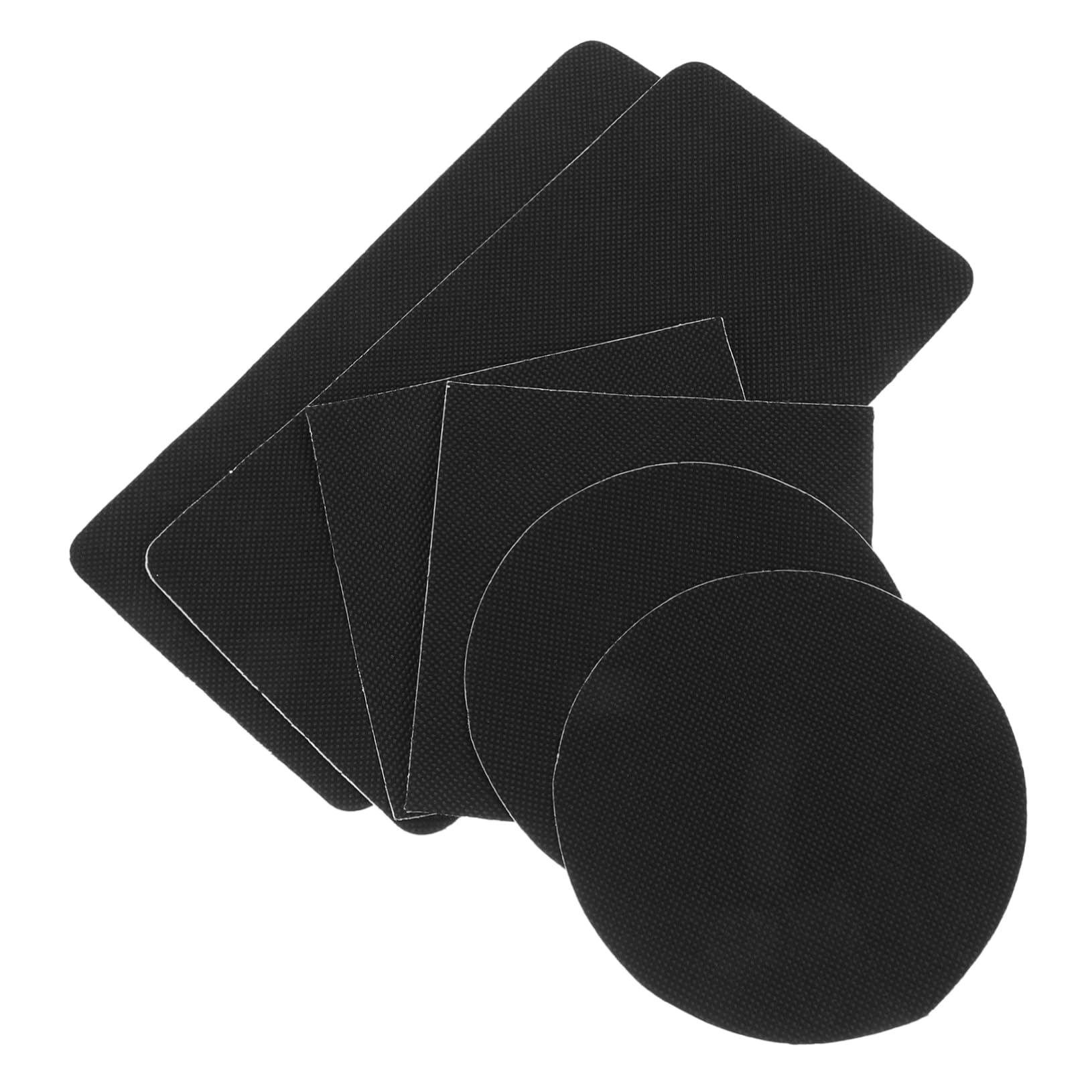 GRIRIW 6Sets Trampoline Mat Repair Kit Self Adhesive Patches in and Rectangular Shapes for of Holes and Tears Trampoline Mats Durable and Easy to Use