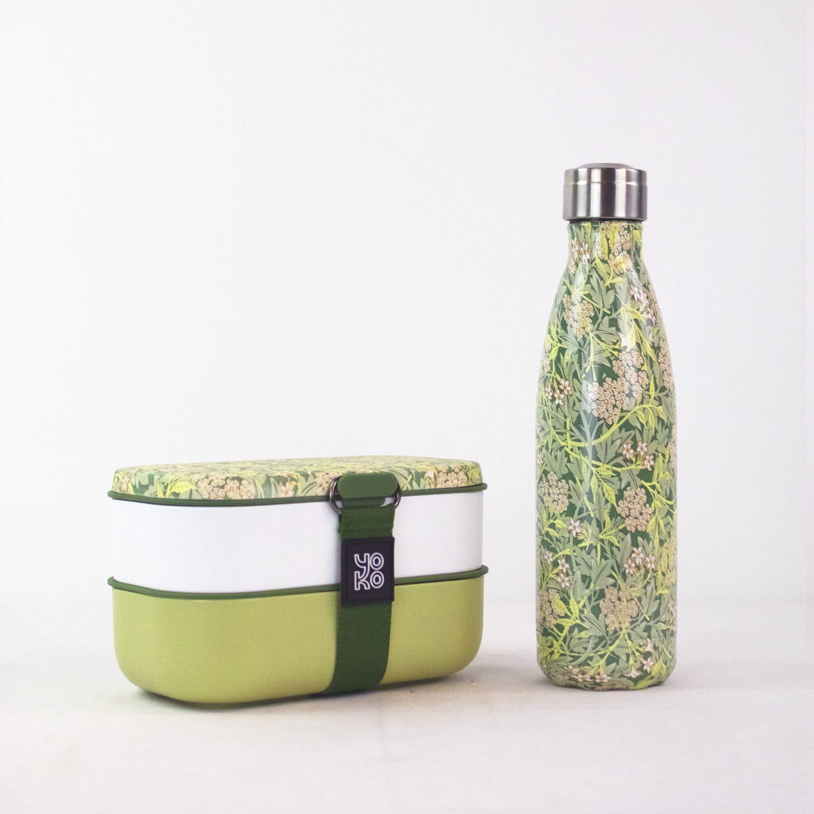 YOKOエクストラ&505ミニサンプル12セット Amazon.com - YOKO DESIGN - Bento box jasmine, 2 shelves 1200 ml