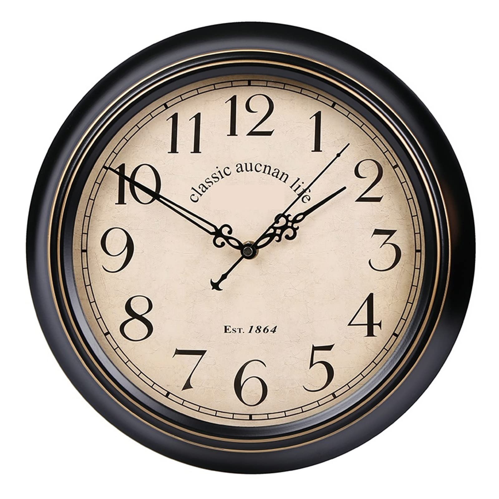 インテリア時計 antique wall clock Amazon.com: Retro Double-Sided Garden Wall Clock,Vintage