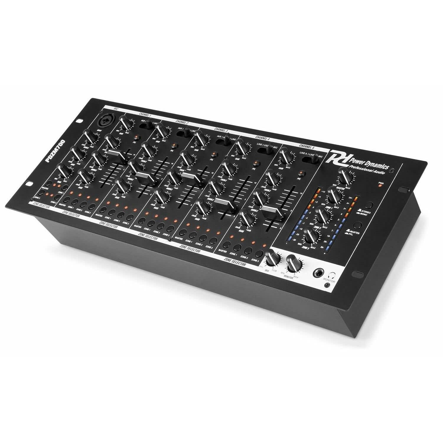 Power Dynamics PDZM700 Installation Mixer mit 4 Zonen