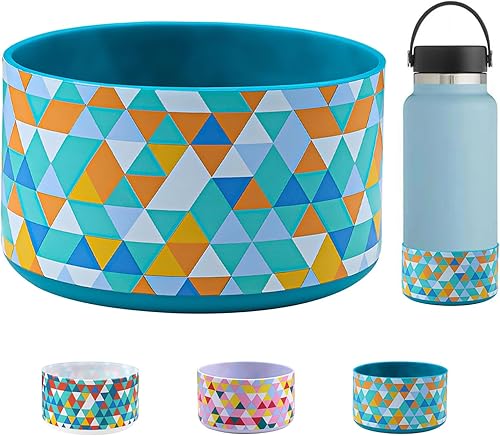 Vista 20 de HEYSKAY Protective Silicone Boot for Hydro Flask Water Bottle Wide Mouth Water Bottle Anti-Slip Silicone Boot Bottom Protector Water Bottle