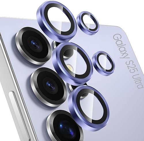 Miniatura 35 de Tensea Protector de lente de cámara compatible con Samsung Galaxy S26 Ultra, protector de pantalla de vidrio templado 9H, anillo individual de