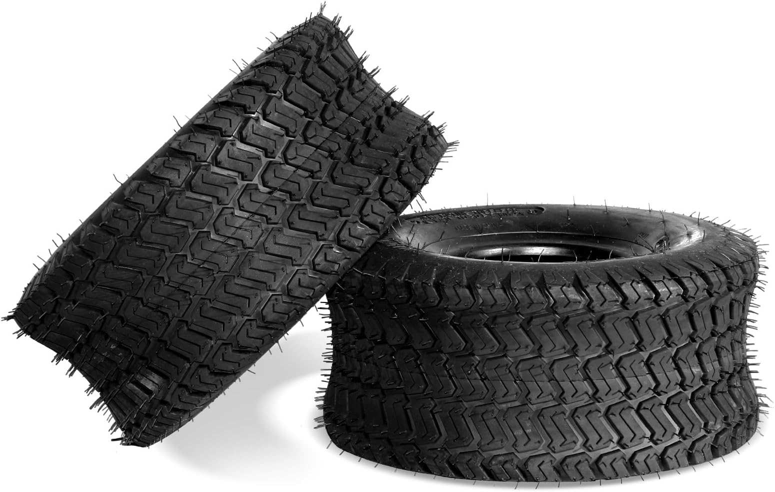 15x6.00-6 Lawn Mower Turf Tires 15x6.00x6 Lawn & Garden Tractor Golf Cart Tires 4PR Tubeless 15/6-6 Pack of 2