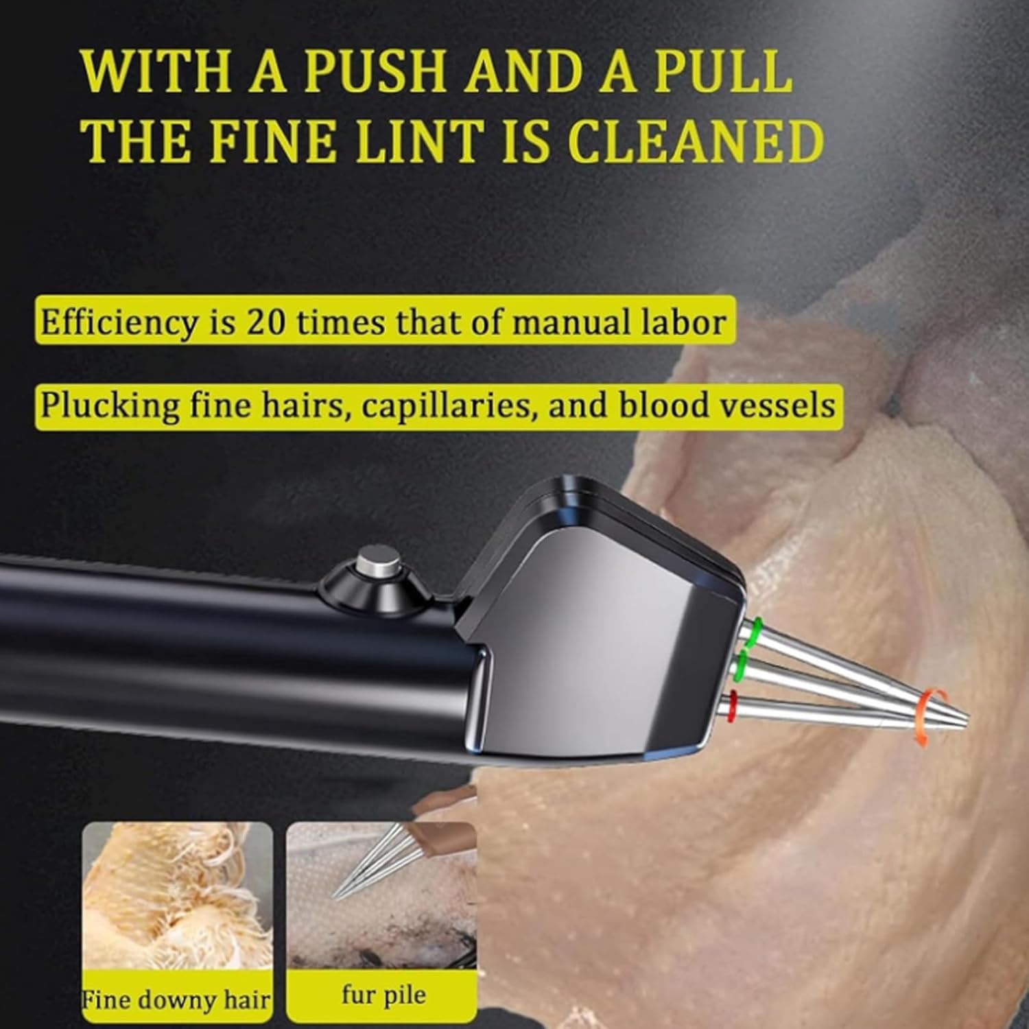 Máquina desplumadora eléctrica de plumas de pollo con cono de acero inoxidable, ajuste automático de tensión, ideal para aves de corral, patos, gansos y pavos