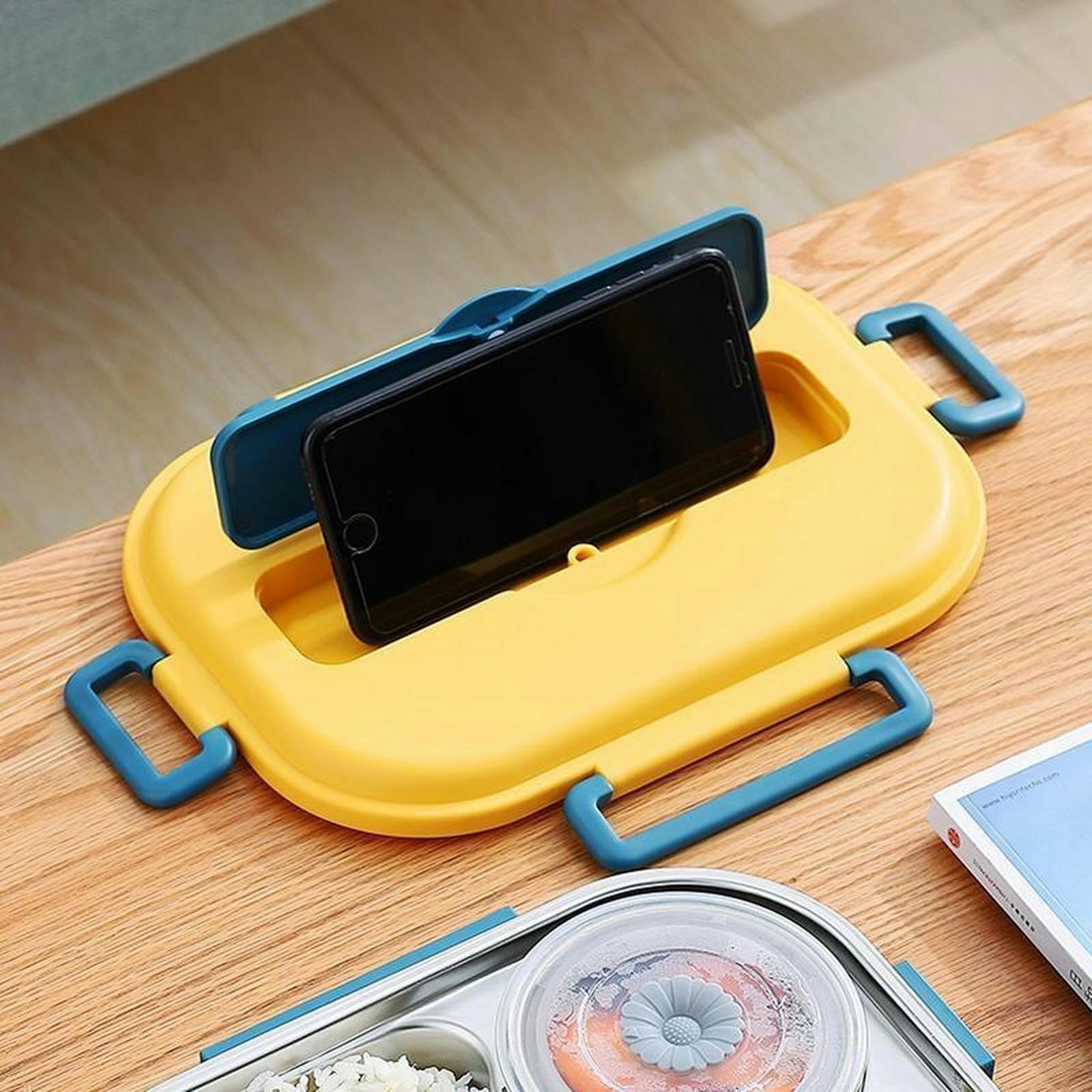 NOGRAX Porta Pranzo Box Pranzo Portatile Contenitore Di Cibo In Acciaio Inossidabile Per La Scuola Da Picnic Da Picnic Per Bambini Box Da Pranzo Alimentare Con Ciotola, Borsa
