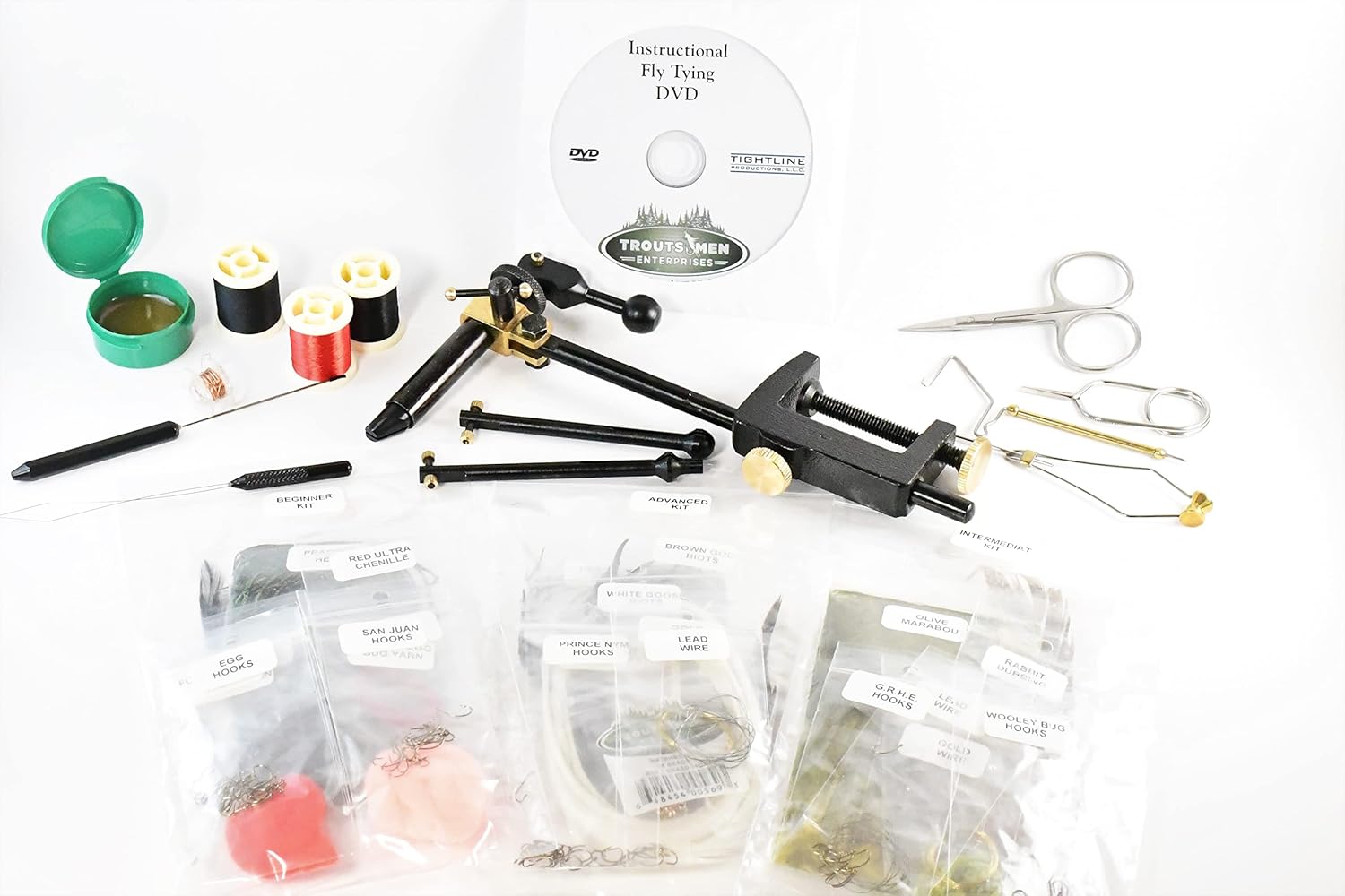 Jed Welsh Fishing Fly Tying Kits – Basic, Intermediate and Advanced Kits
