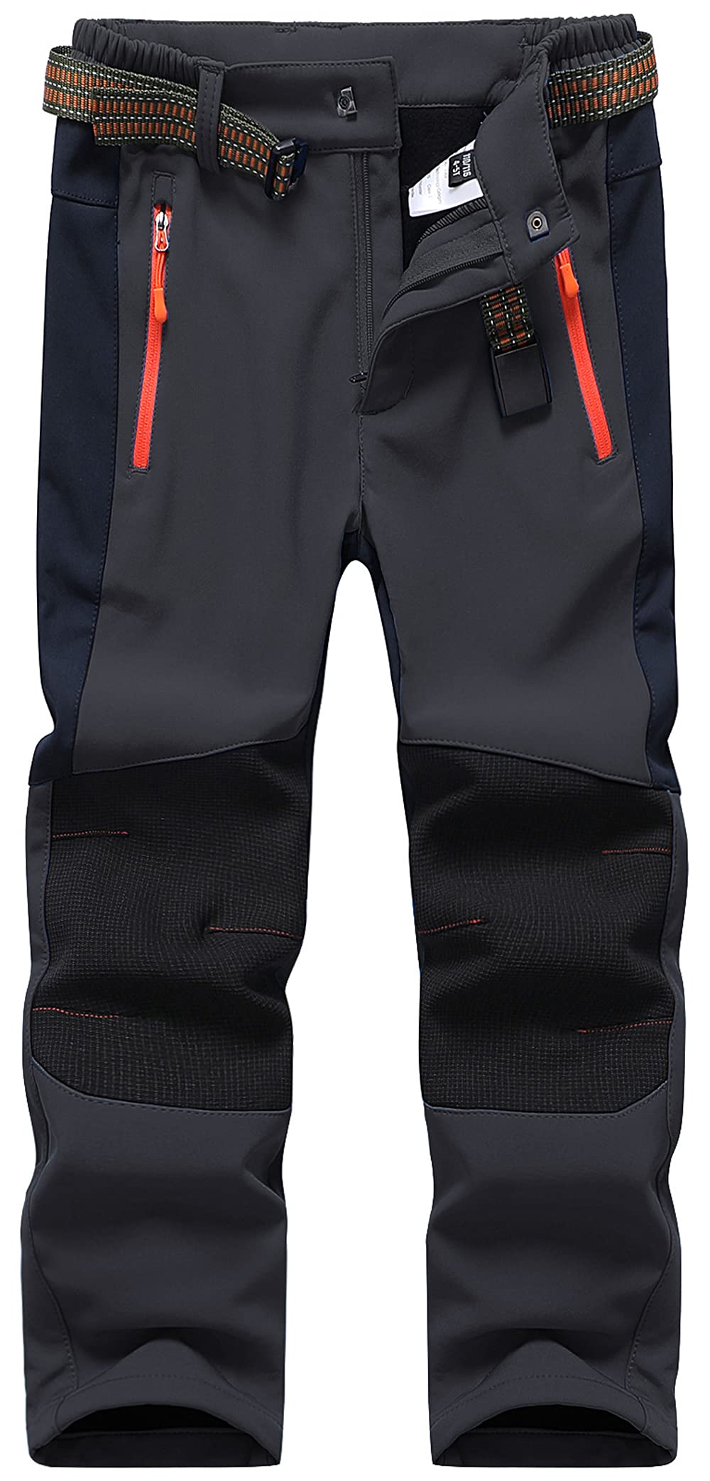 DAFENP Pantaloni Neve Trekking Bambino Impermeabili Sci Pantaloni Traspirante da Softshell Invernali Pioggia Pantaloni Escursionismo Ragazze Ragazzo