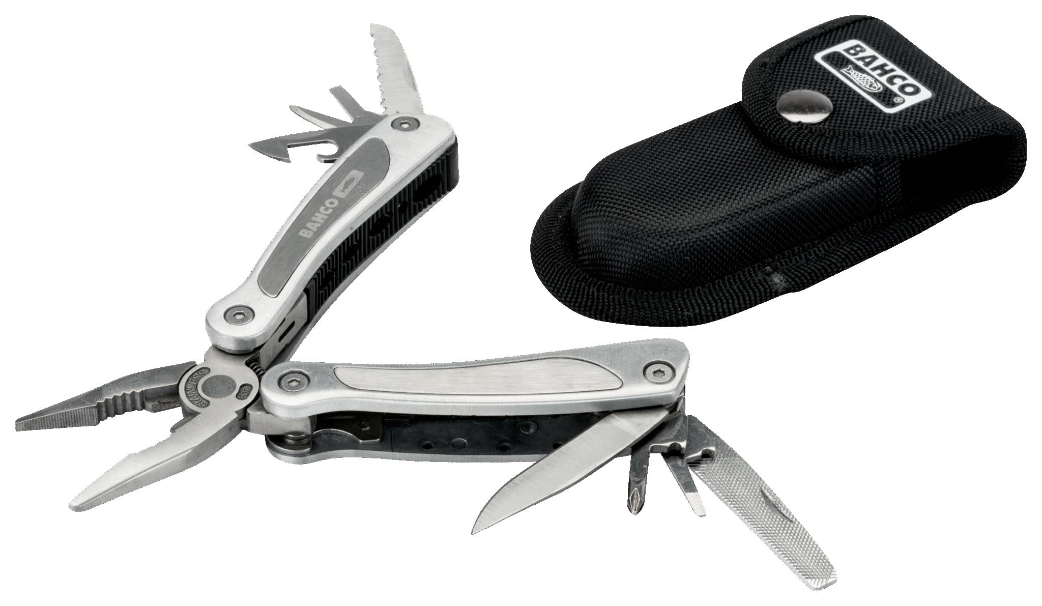 Multitool 12 en 1 en acier inoxydable avec pince et étui de rangement