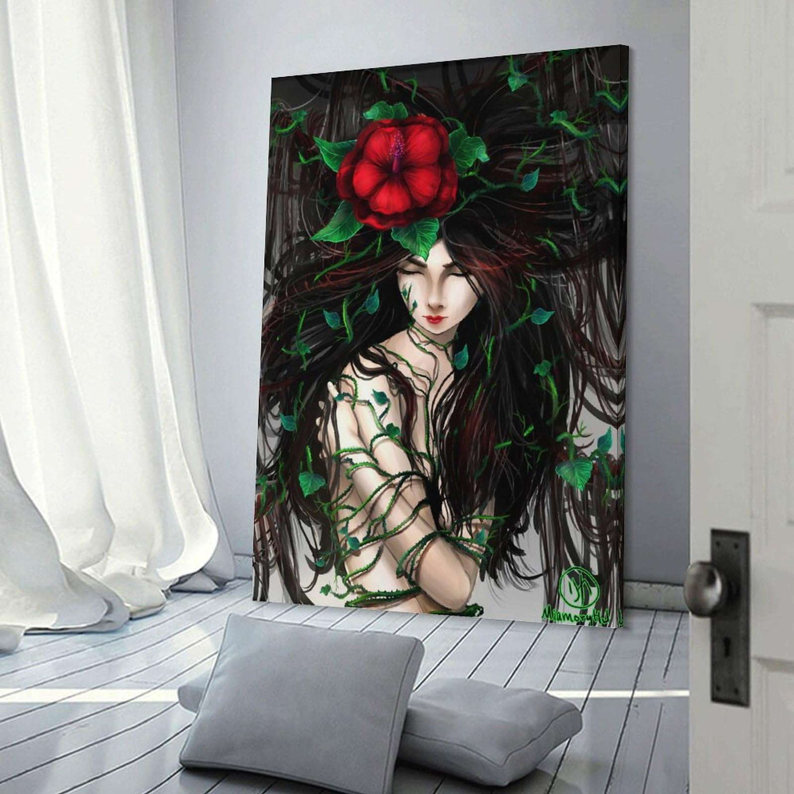 Junmoney Canvas Wall Decor Forgotten Seed, 16x24inch(40x60cm), for Flats, Guest Rooms Or Compact Rooms, Wall Decor with Flexible Room Appeal