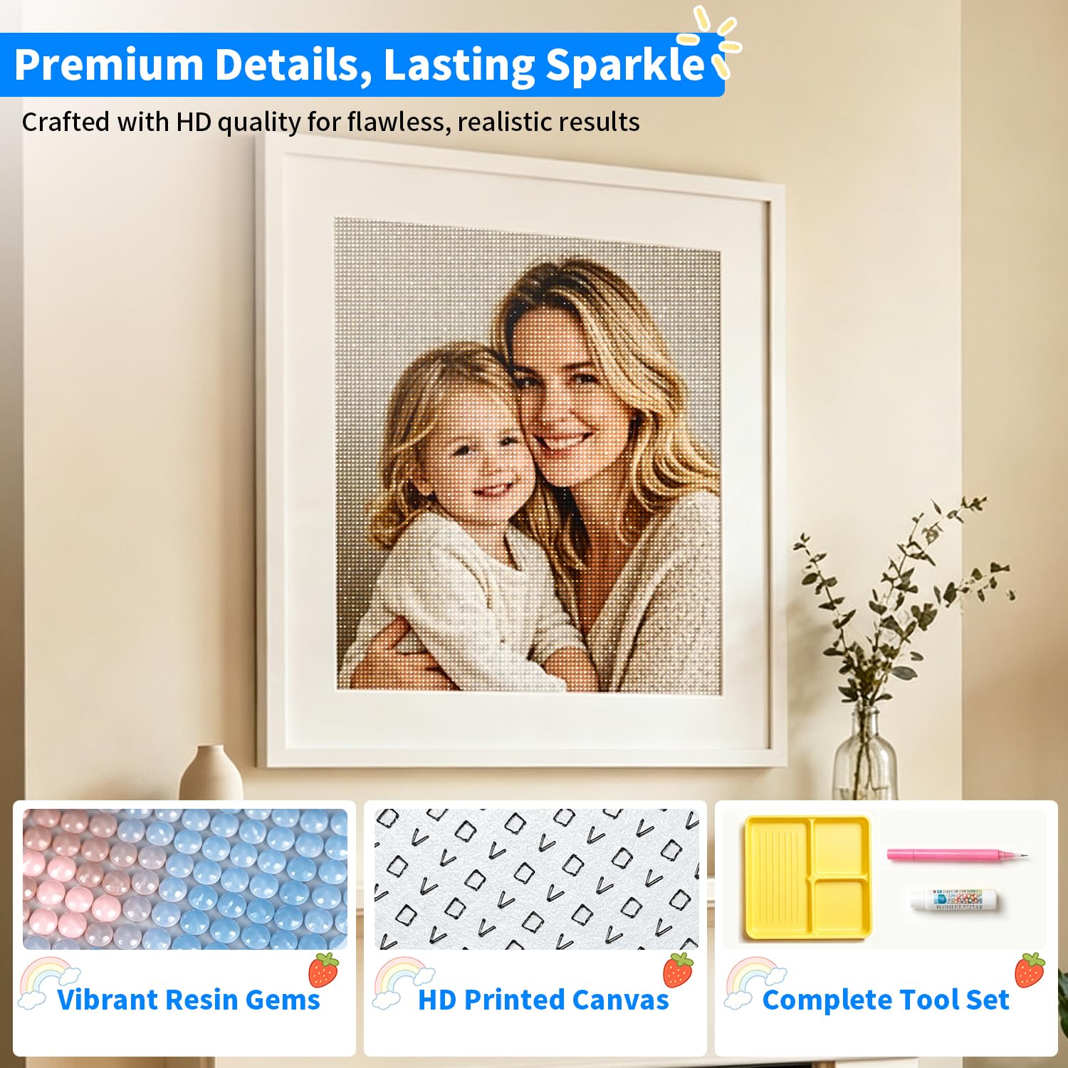 Rainsar Diamond Painting Eigenes Foto