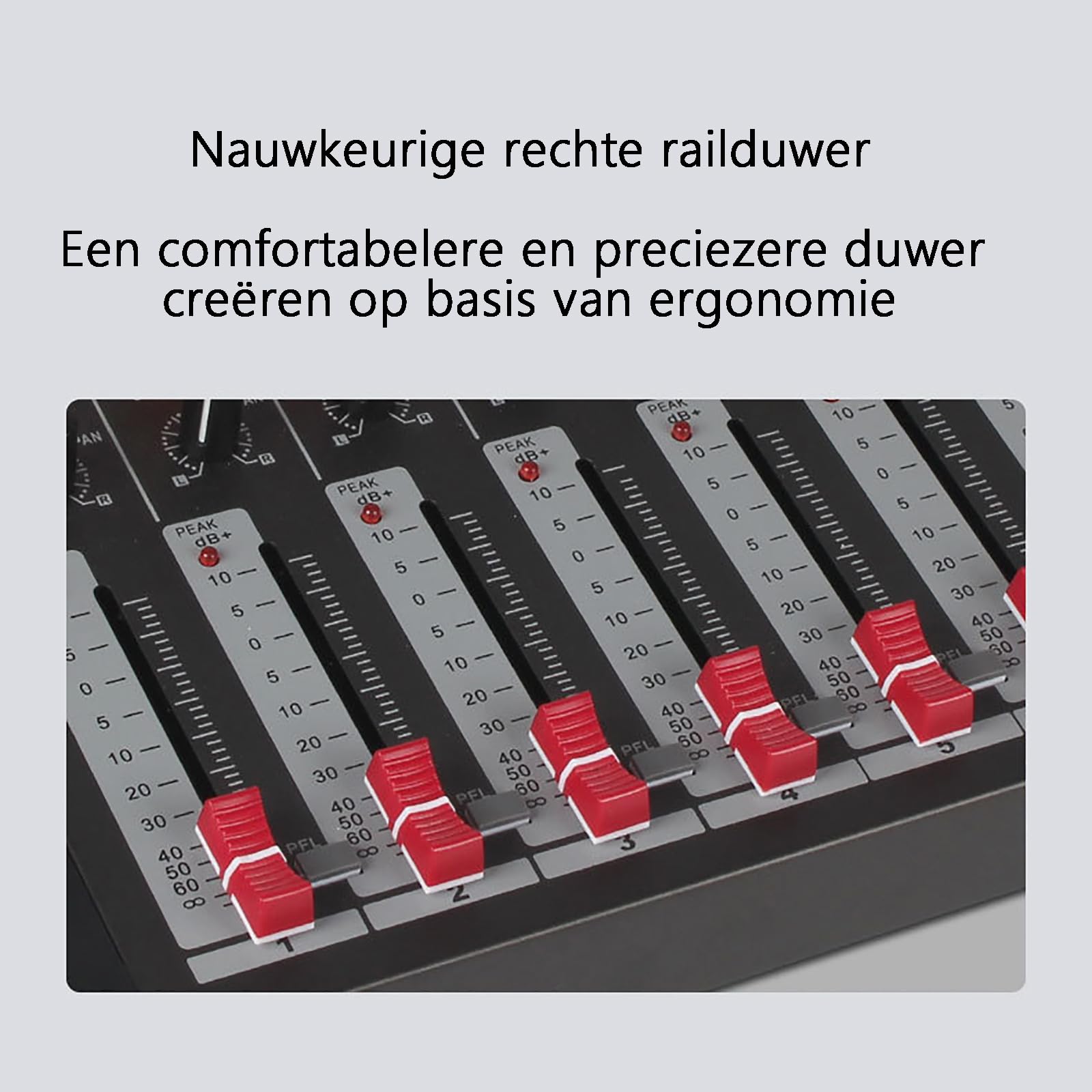 6 Mezcladores De Audio, Mezcladores De Audio Multifuncionales, 3 Segmentos De Ajuste Equilibrio/Volumen Ajustable/Procesador Reverberación Digital Incorporado para Salas De Conferencias