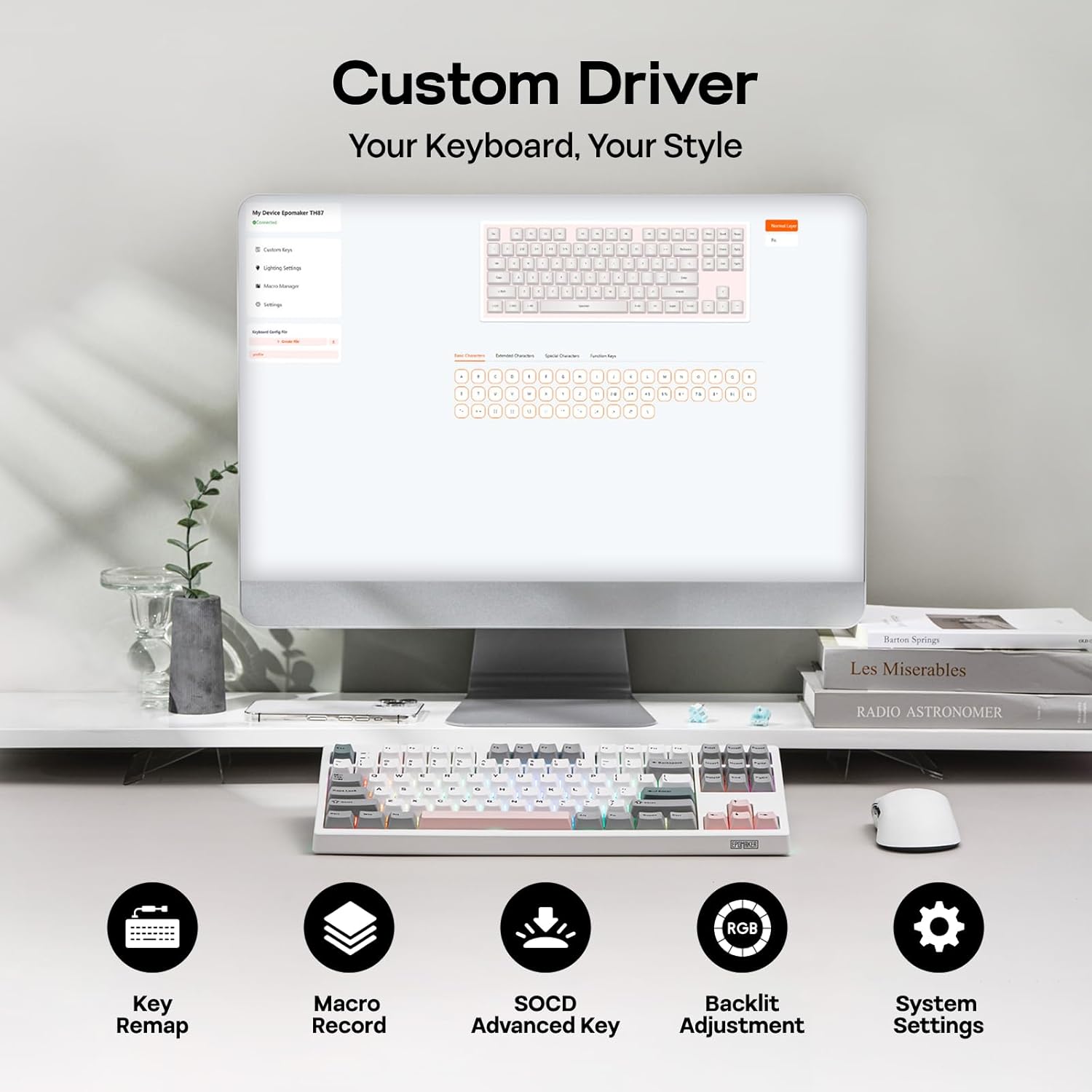 EPOMAKER TH87 RGB Backlighting