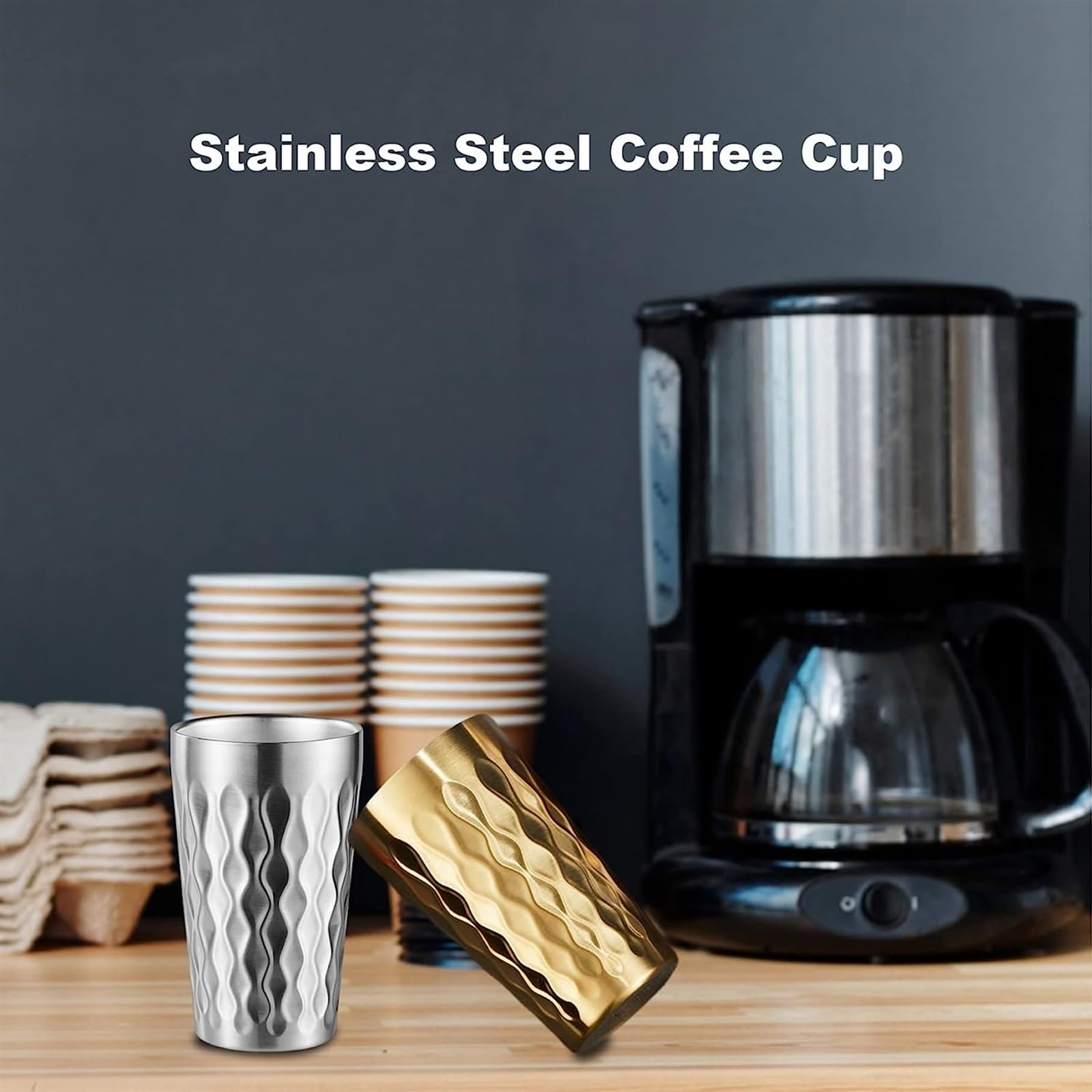 Jarras de cerveza personalizadas, jarras de cerveza, jarras de cerveza, 2 tazas de acero inoxidable de 550 ml, taza de agua fría con aislamiento de doble pared, tazas de viaje reutilizables, taza for