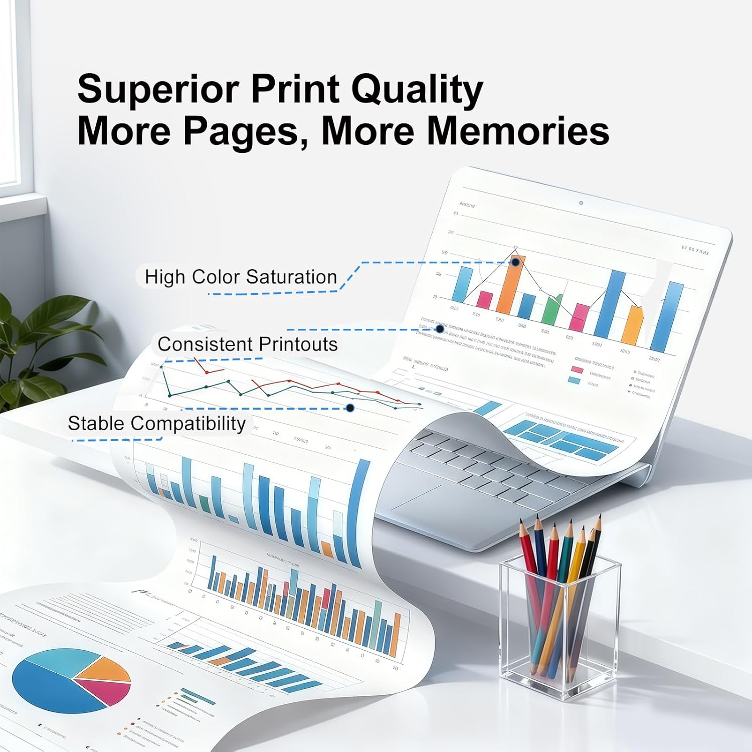 CF237Y 37Y Black Toner Cartridge High Yield Replacement for HP 37Y CF237Y Toner Cartridges Works with LaserJet Enterprise M608, M609 Series, Enterprise MFP M631, M632, M633 Series, 1-Pack