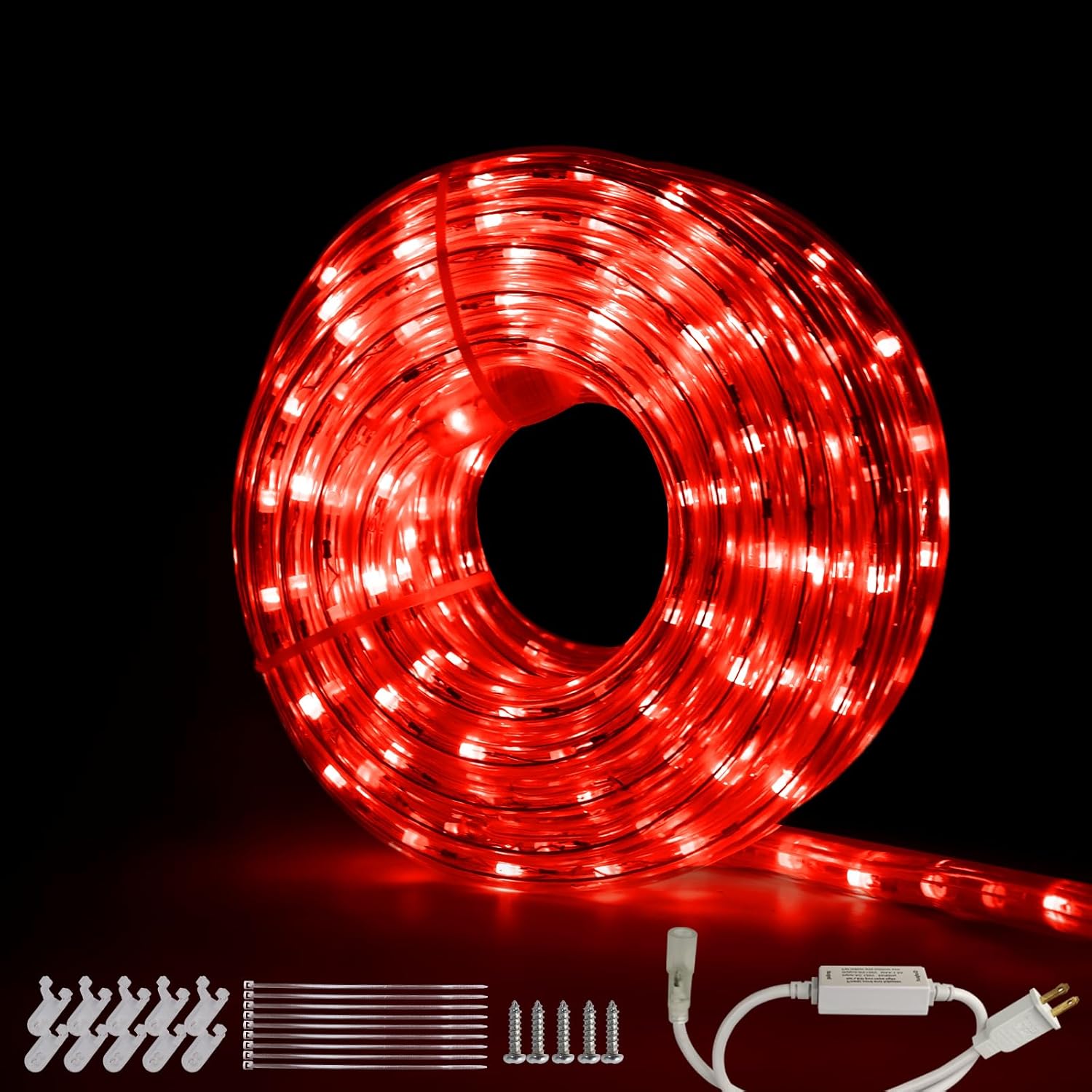 beatineon 33FT Rope Lights Outdoor with Remote,Cuttable Connectable