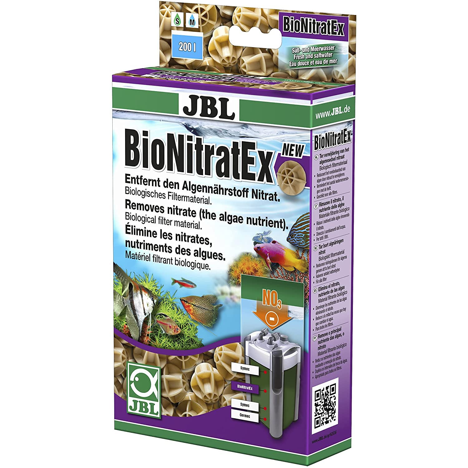 JBL BioNitratEx, Biological filter material for the removal of nitrate