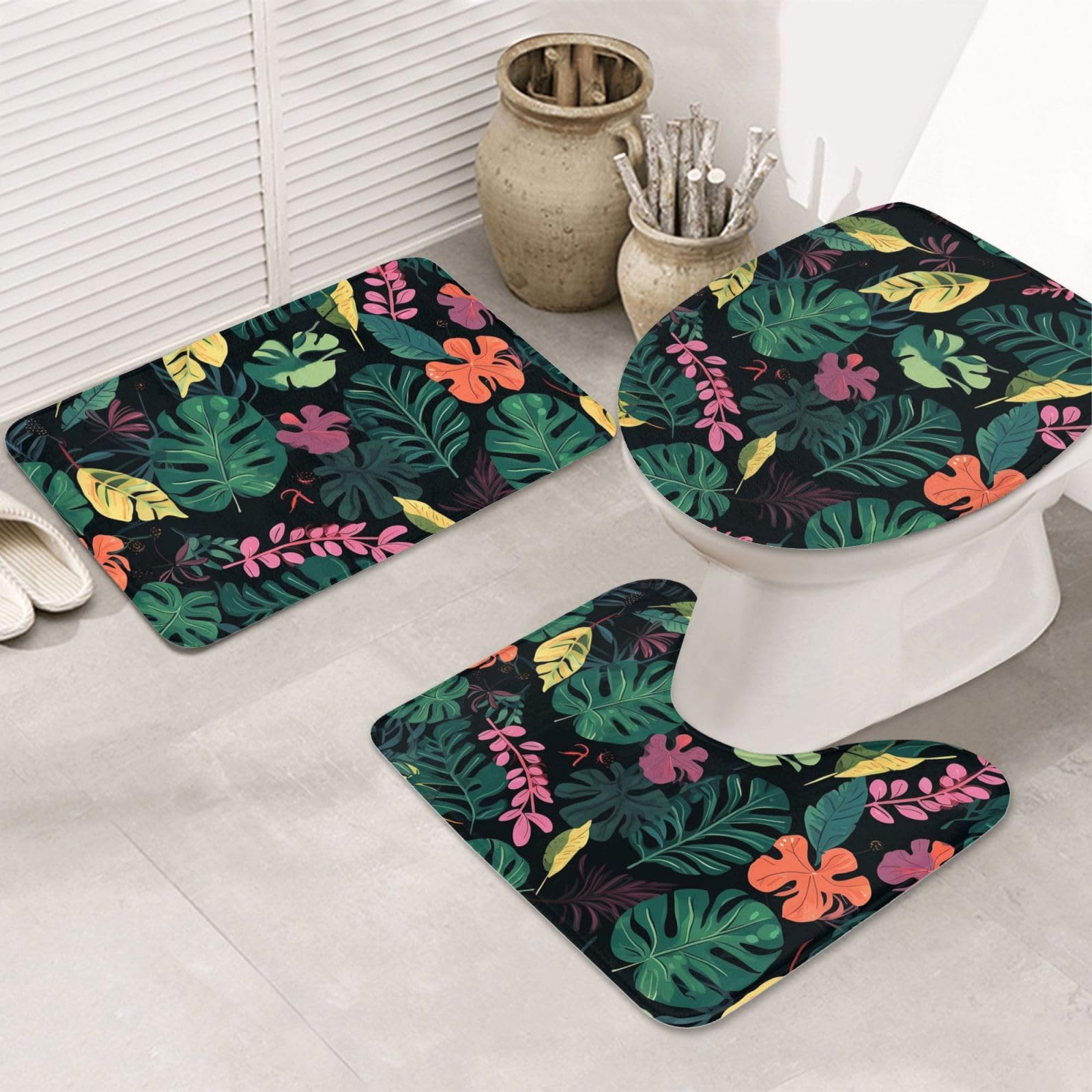 Tapis de bain super doux et absorbant en microfibre dense de qualité supérieure