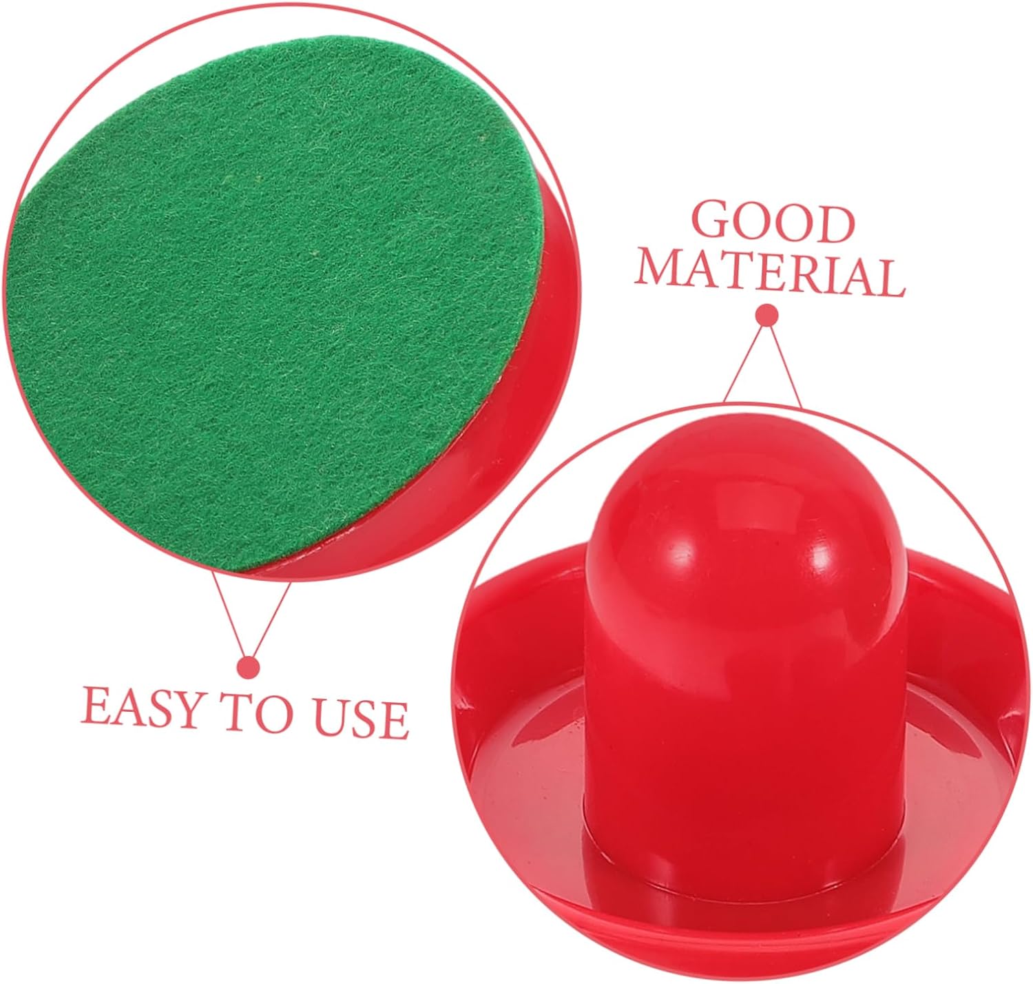 VANZACK 2pcs Air Hockey Pucks for Table Hockey Game Replacement Slider Accessories