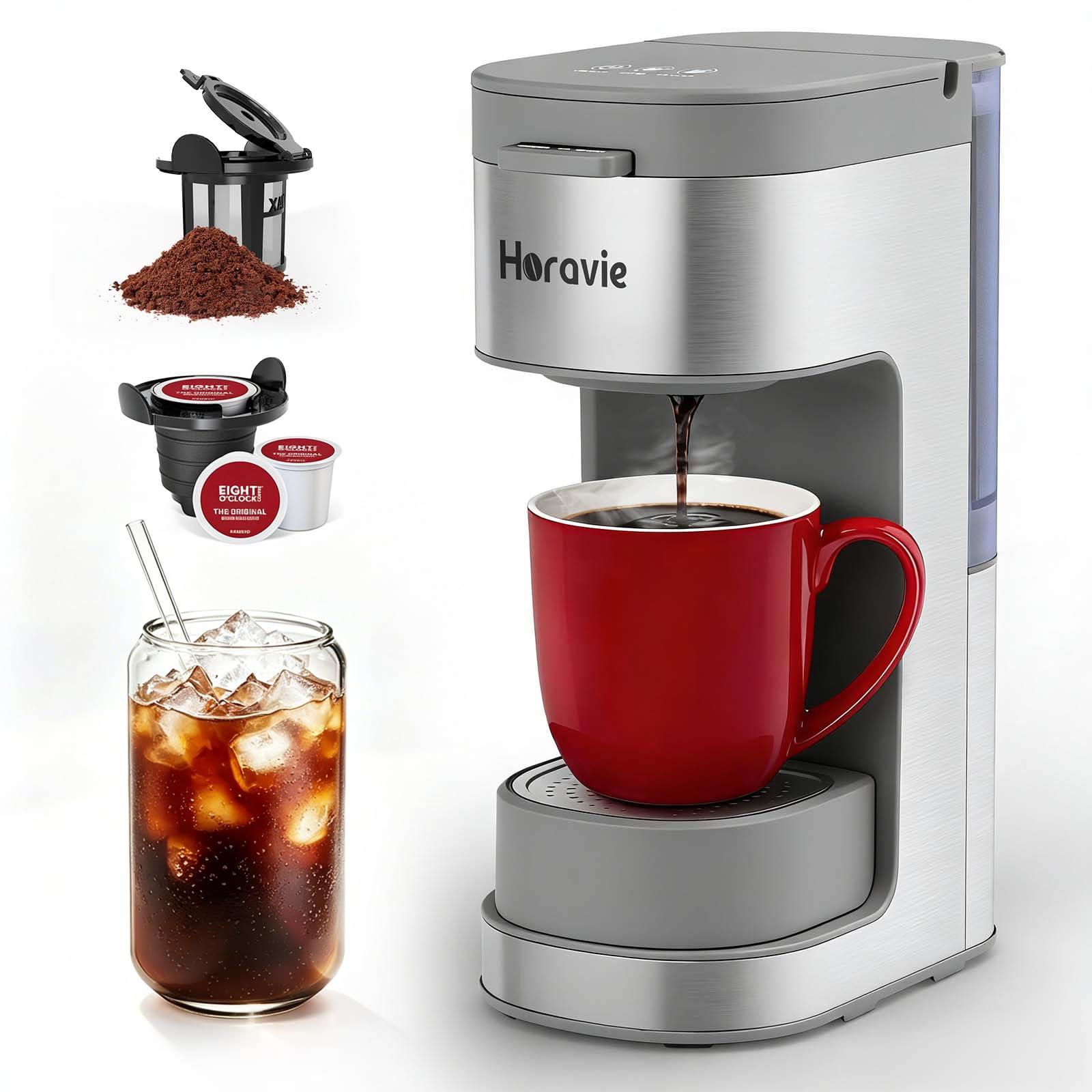 Horavie Hot and Iced Coffee Maker — view 8