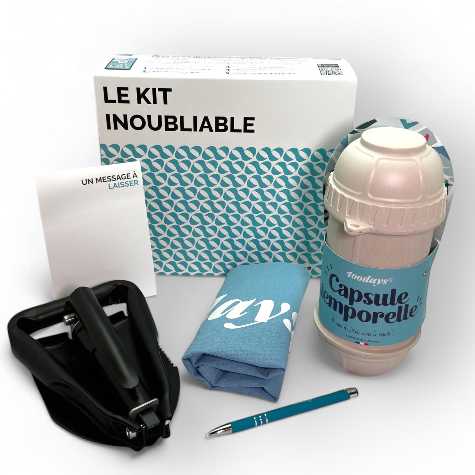 Kit Capsule temporelle – Activité Unique et Originale pour Conserver Les Souvenirs d'un Anniversaire, d'une Naissance, d'un Mariage, d'une fête, d'un EVJF, etc. – Fabrication française