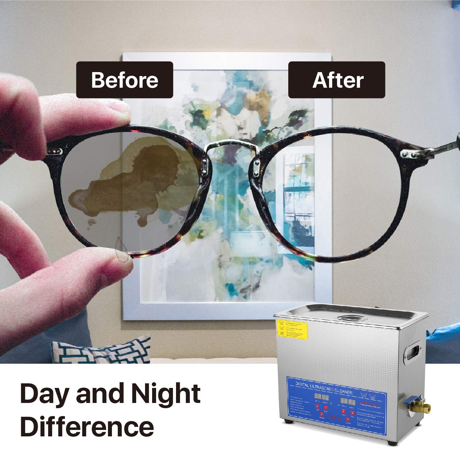 Amazon.co.jp: Flexzion 業務用超音波洗浄機 大容量 ステンレス