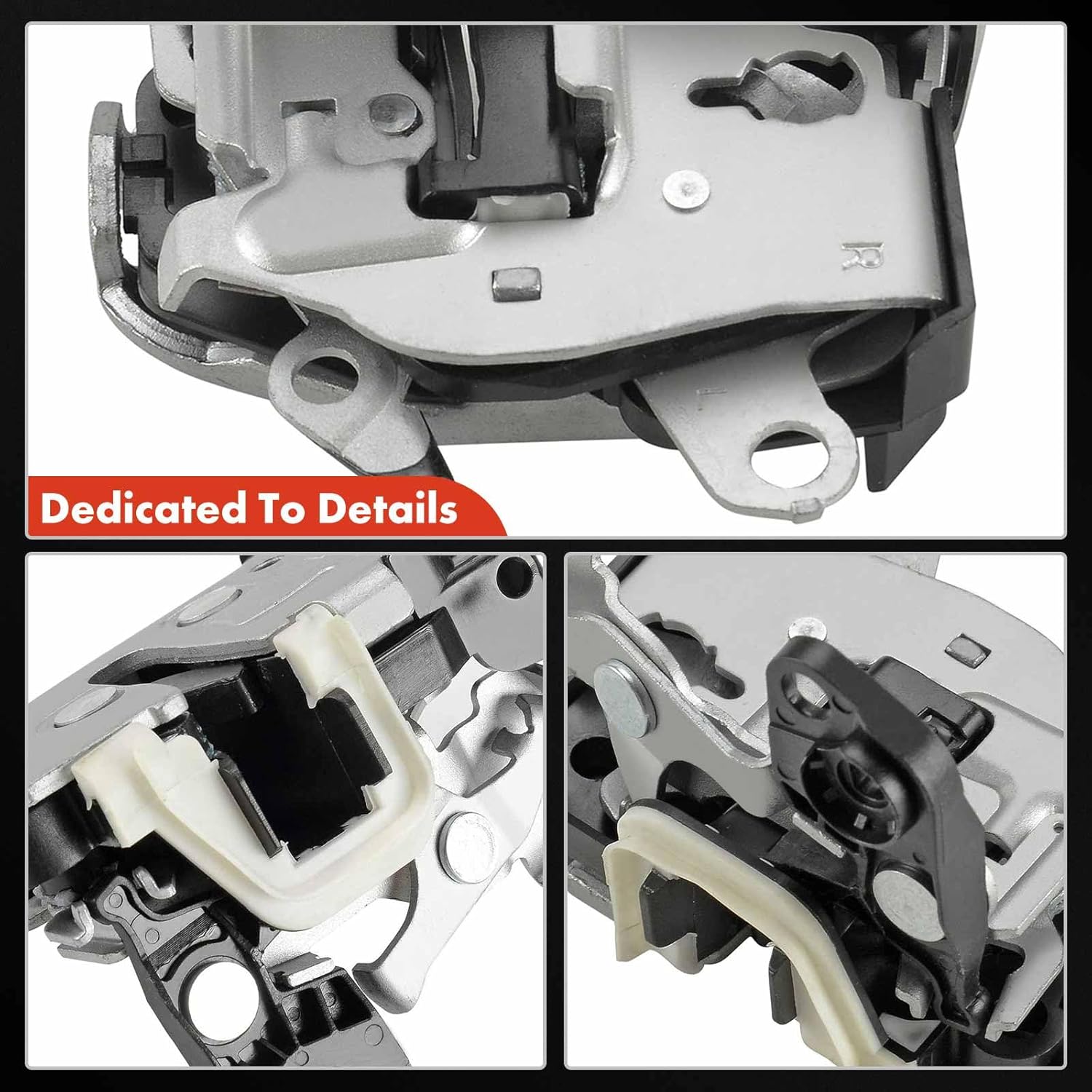 A-Premium Door Latch Lock Compatible with Ford Vehicles - for Mustang 2005-2007, E-150 E-250 E-350 Econoline Club Wagon 1992-1995 - Left Driver Side